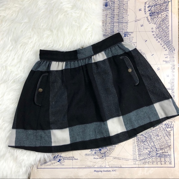 Free People Dresses & Skirts - Free People Plaid Skater Mini Skirt